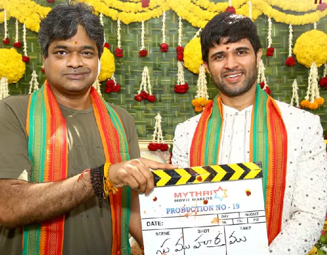 Vijay Deverakonda and Samantha Movie Launch